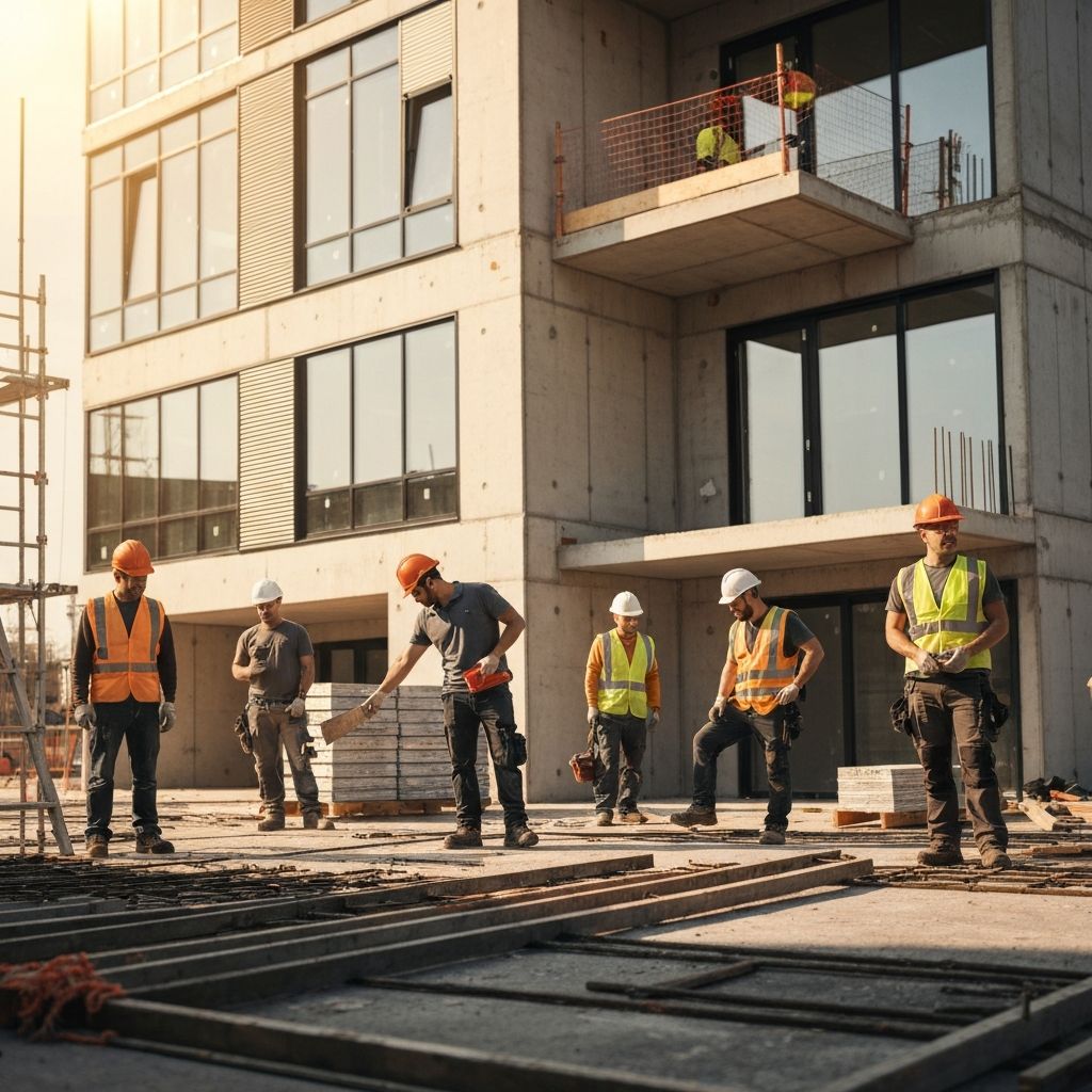 TYST LTD construction team at work